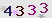 4333